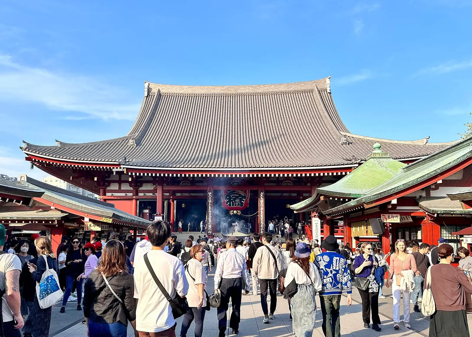 Haupthalle und Tempelbezirk des Sensō-ji